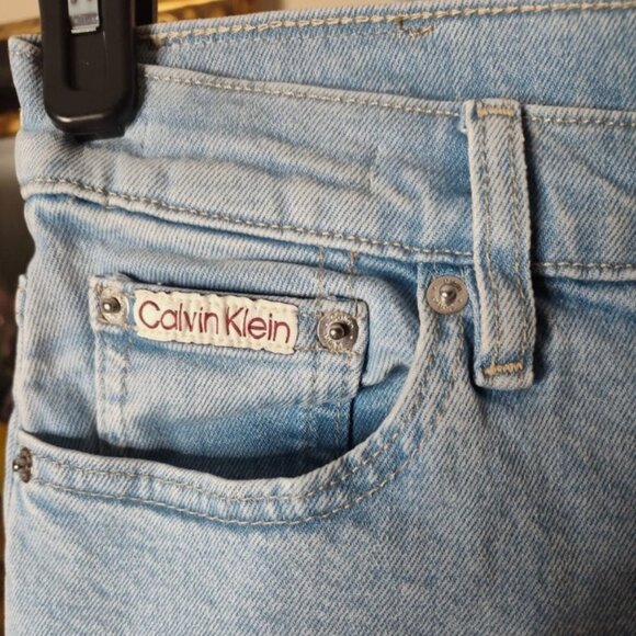 Calvin Klein Jeans 90's Loose Straight Jeans Light Wash Size W25 - Picture 2 of 9